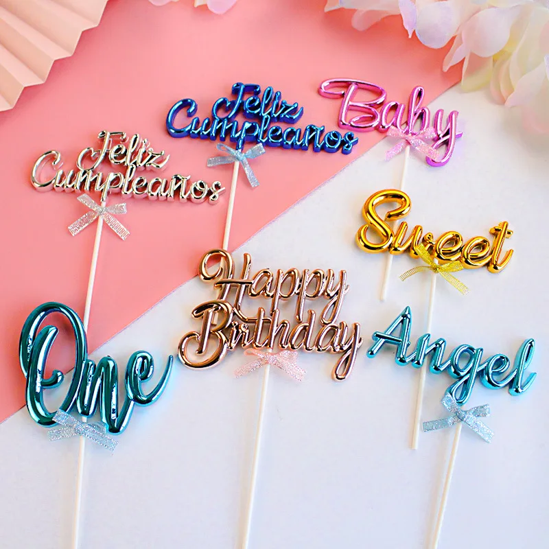 3d Happy Birthday Sweet One Baby Cake Topper Happy Birthday Topper For Cake Decoration