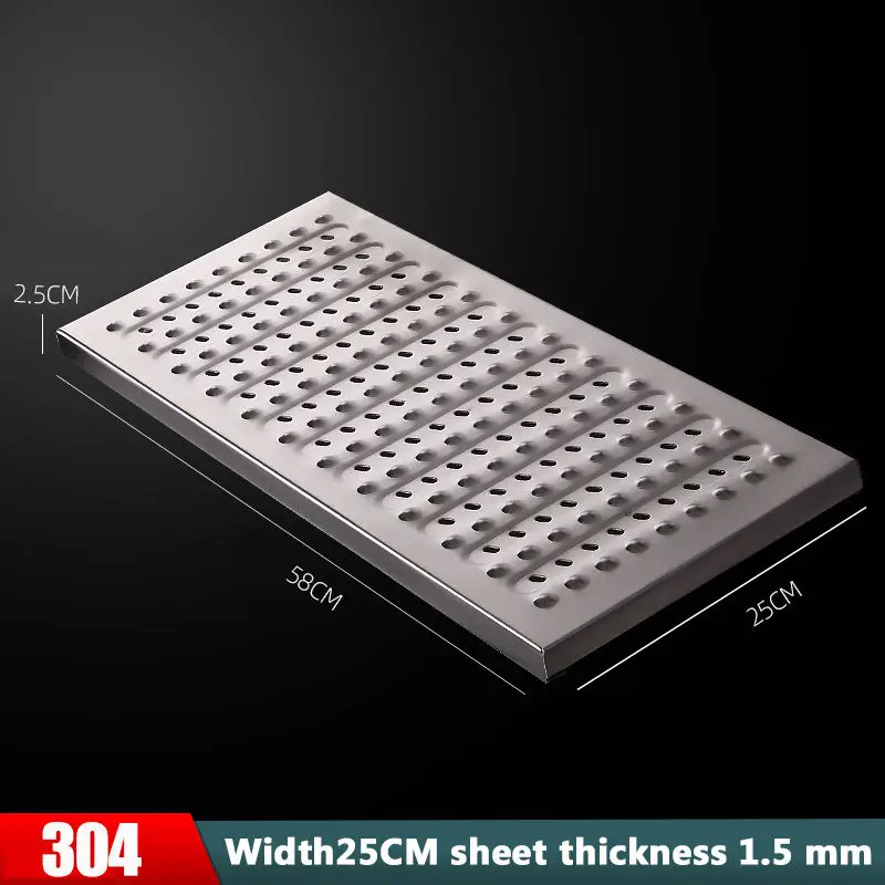 Factory direct sales SUS304 outdoor road drainage cover floor sewage tank manhole rain-drain grate cover