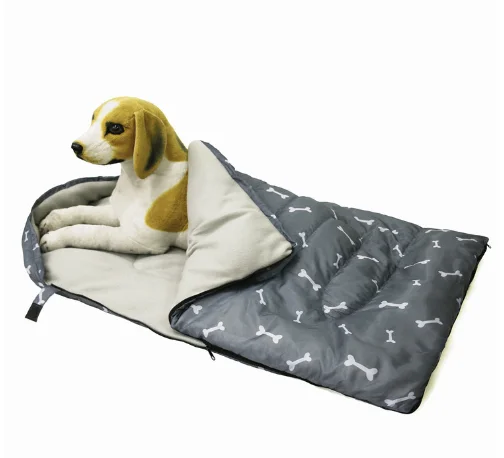 Easy to Pack Customized Removable Pet Sleeping Bag Dog Cozy Sleeping Bag for Dogs