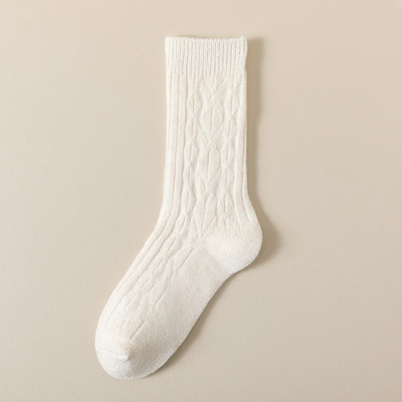 Competitive Cheap Price Sweat Absorption Acrylic Blend Yarn Wholesale Solid Merino Wool Socks For Sock