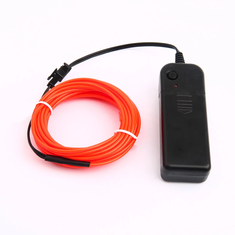 2.3mm brightness el wire with 2*1.5VDC(AA) battery el wire inverter set