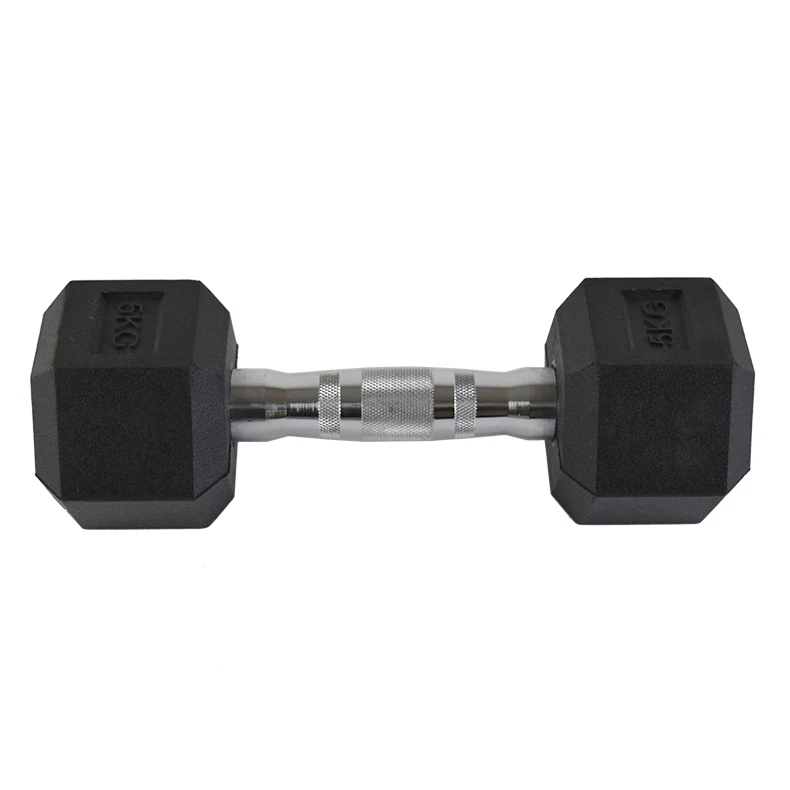 Шестигранные резиновые гантели разного веса от 2 5 кг до 60 покрытая ПВХ тележка железная Шестигранная гантель Тренажер