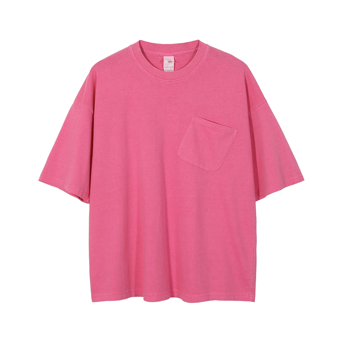 2021 premium thicker cotton pocket design wash t-shirt oversized black washed tee tshirt