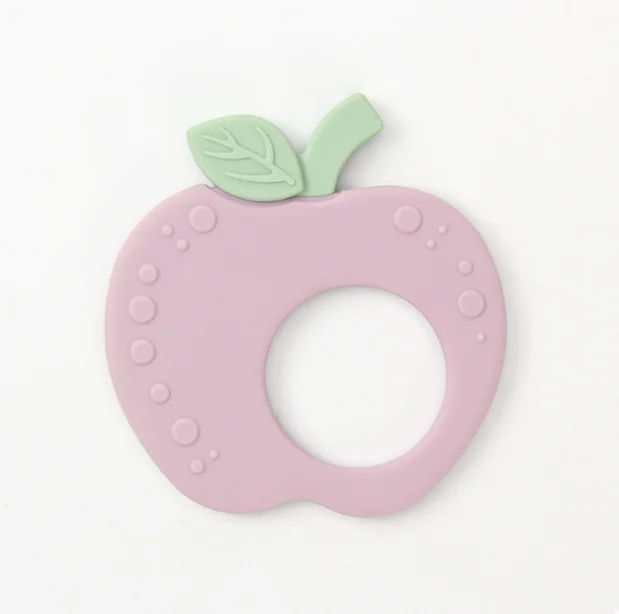 Baby teether food grade silicone can chew baby teething gum toy anti-eating hand baby special grinding stick
