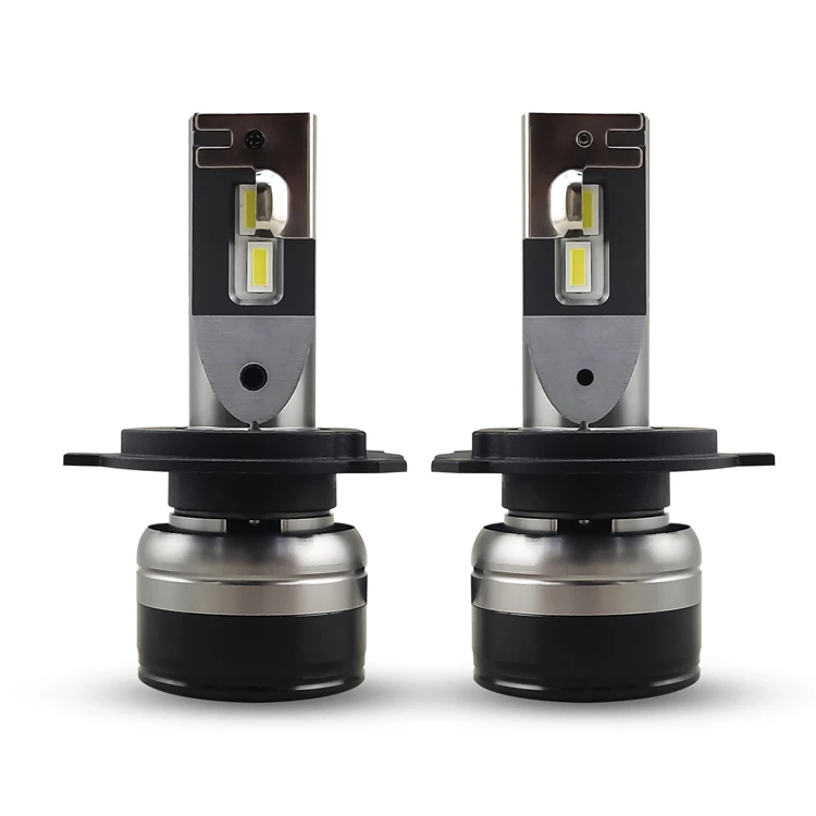 2*pieces Oem 80w Fanless Vehicle Mini H4 H1 H3 H7 9005 Hb3 9006 Truck Led Head Light Bulbs H11 16000lm H7 Led Headlight For Auto