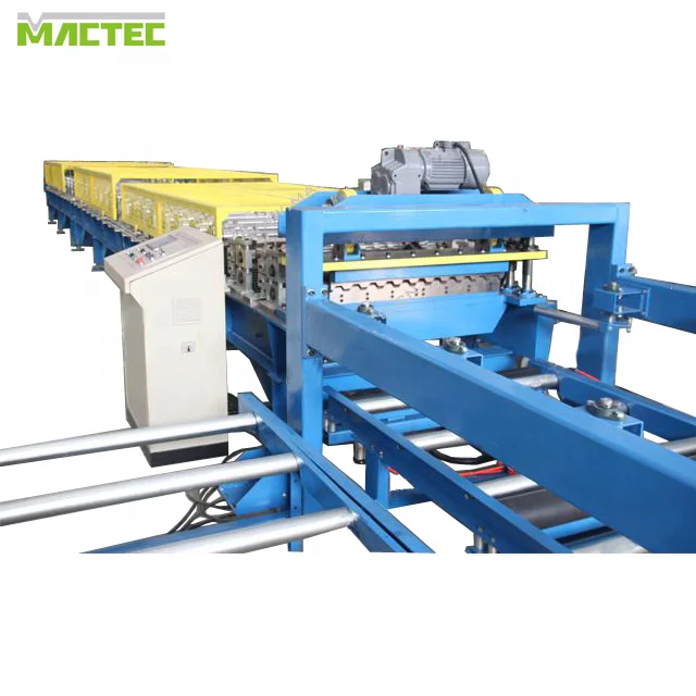 Manufacturing Ceramic Tile Plate Trapezoid Roof Panel Roll Forming Machine