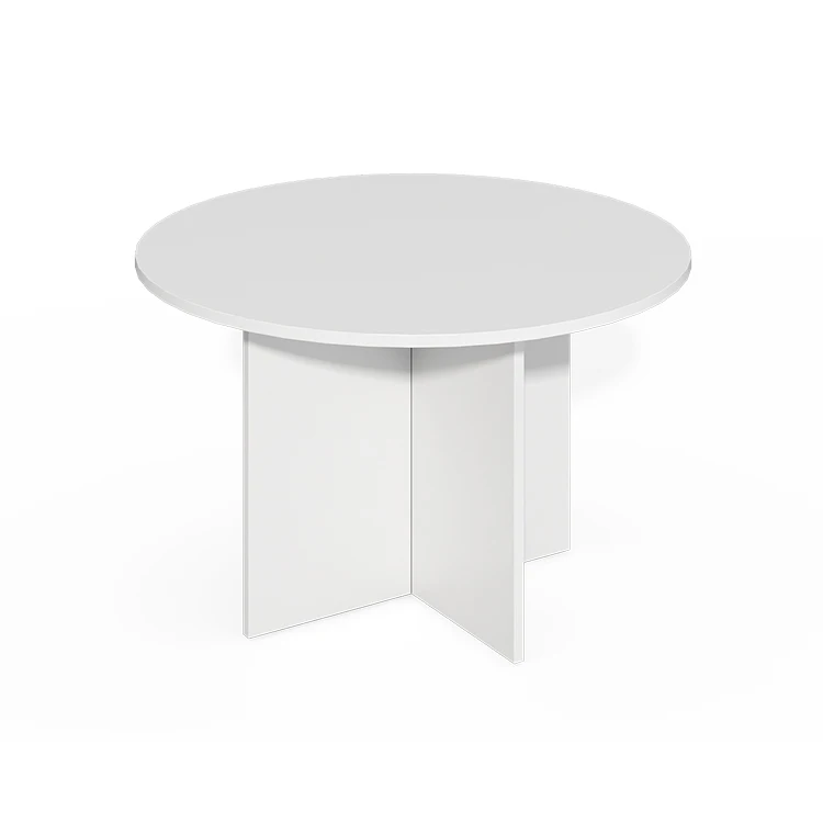 Full-Board Minimalist Style 4-12 People Mini Office Negotiation Meeting Coffee Desk Coffee Round Coffee Table
