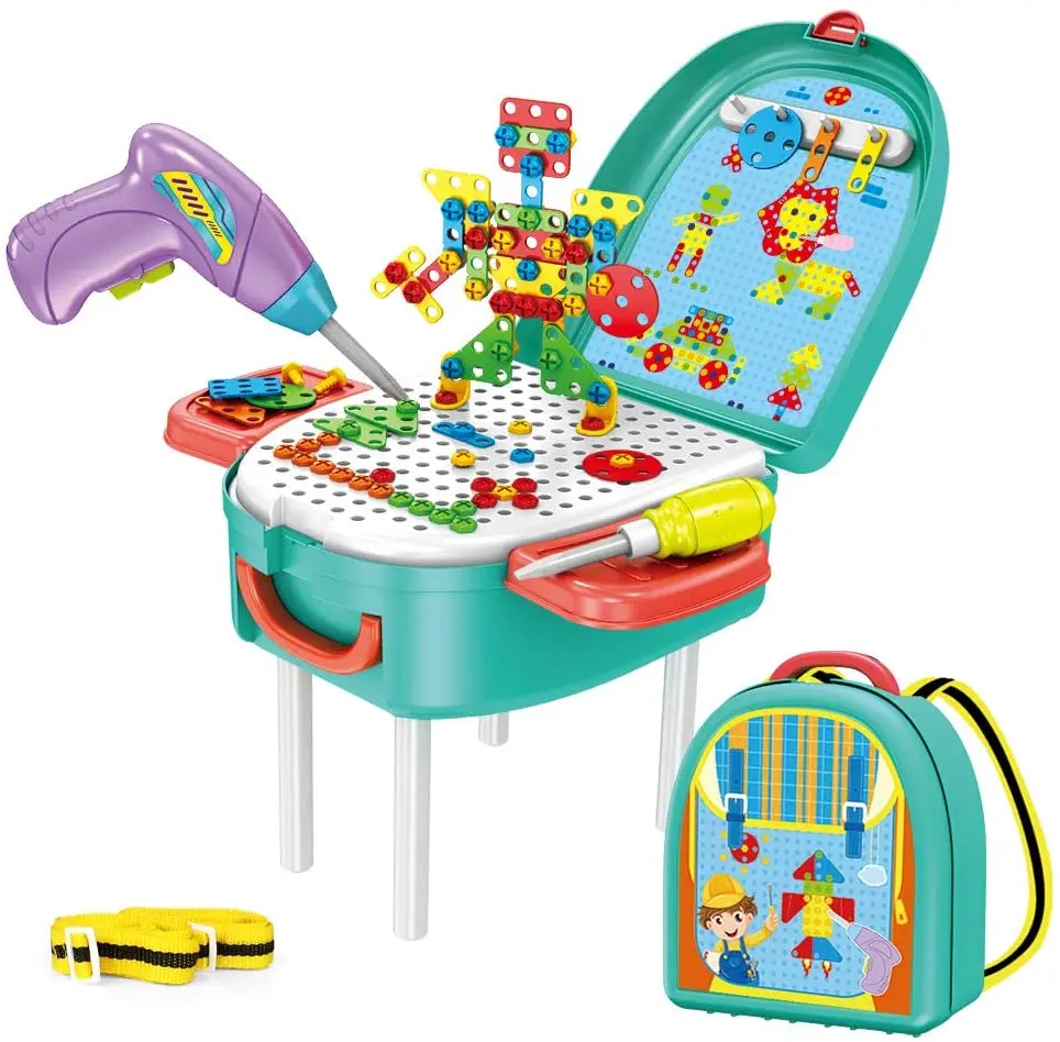 
Educational Building Blocks Construction Games Develop Fine Motor Skills Tool Toys 