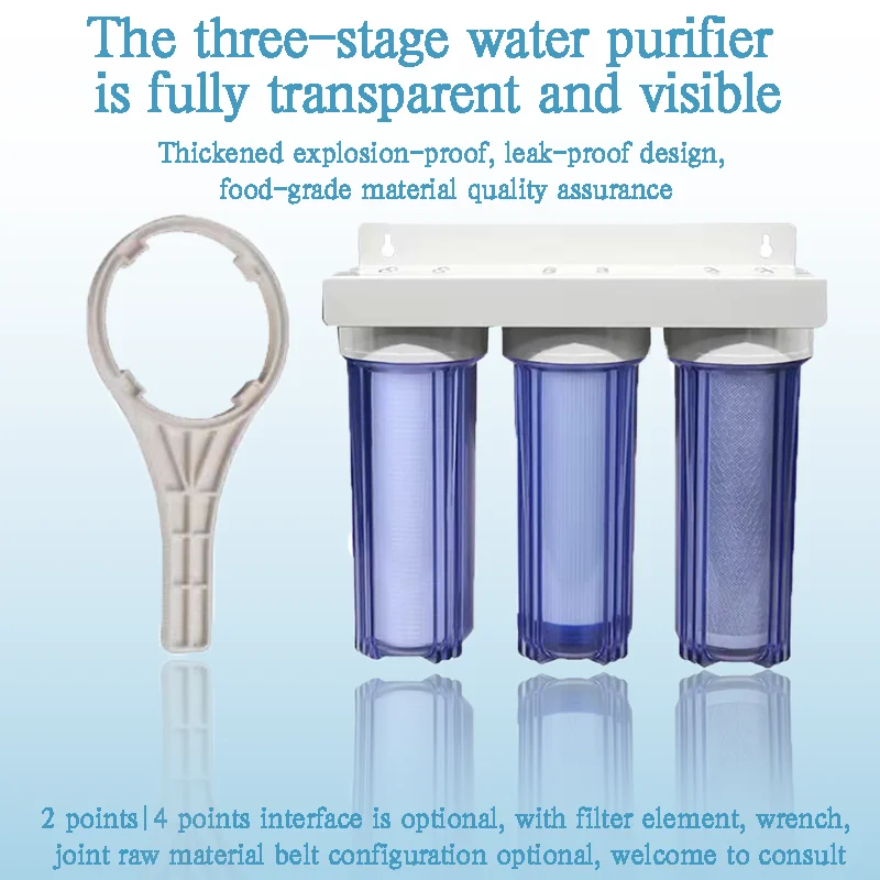 pre water filter system water filter 5 micron activated charcoal 3 stage whole house water filter