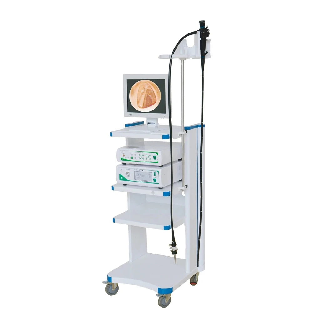 Medical Flexible fiber endoscope High definition fiber colonoscope with camera system