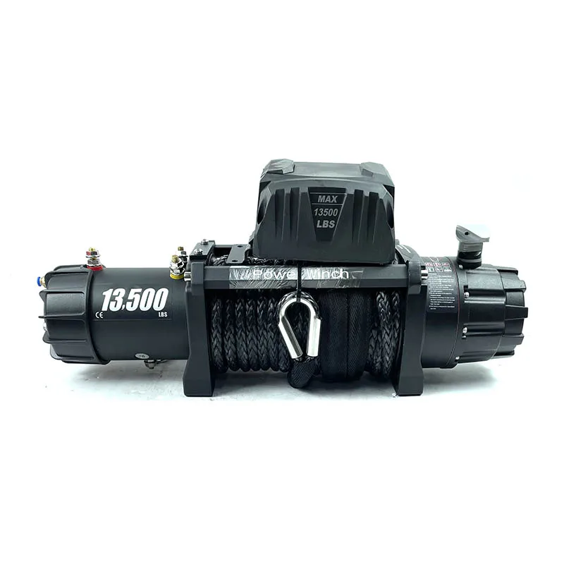 DAO Fast Speed 13500lbs Auto Cale Pulling Winch with Winch 12000lbs Manual