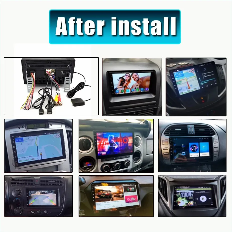 Wholesale Custom gps car navigator Multimedia car player android HD 7/9/10 inch Touch Screen autoradio radio 1+ 16GB car radio