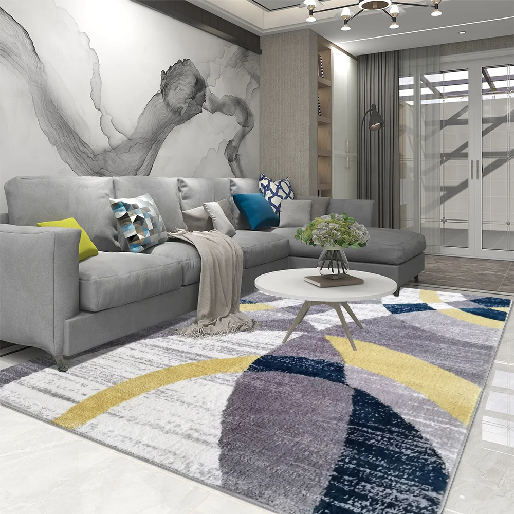 3D  floor turkish machine made jute polyester luxury carpets and rugs manufacturer living room