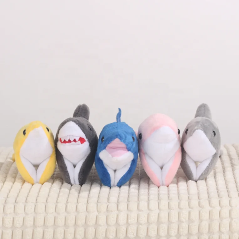 Shark bouffalant plush Mini Plush Shark Toy Small Cheap Stuffed Animal Keychain Toy