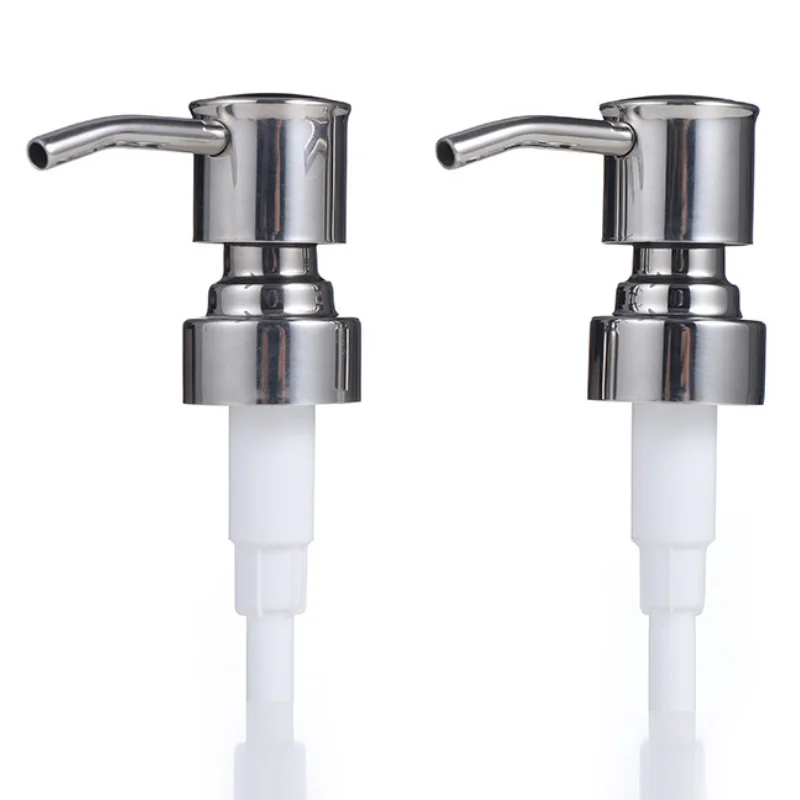 manufacture 28/400 metal foaming liquid soap dispenser 304 stainless steel lotion bottle pump sprayer for hand wash