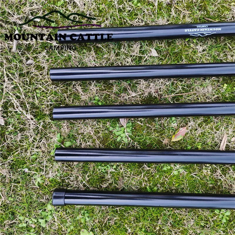 
Outdoor Diameter 25mm Camping Tarp Pole Black Iron Power coated rod Sun Shelter Support 