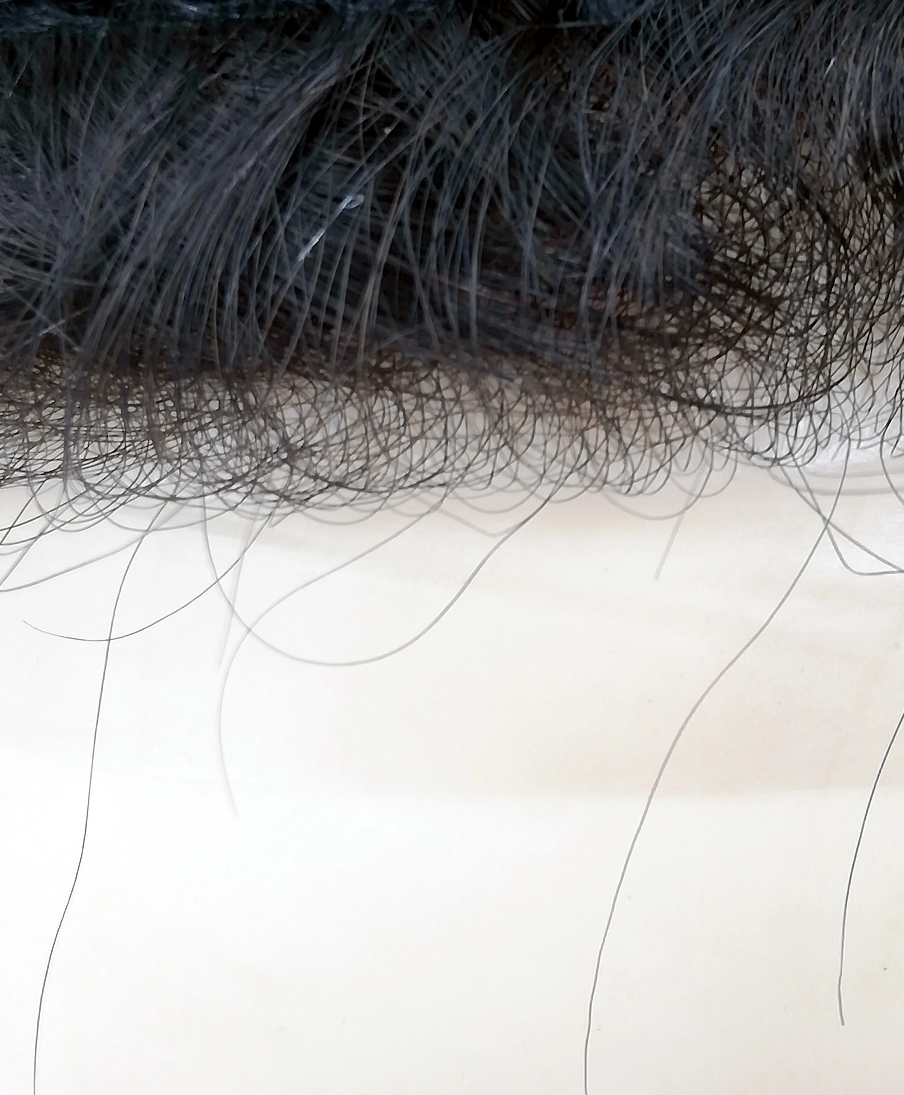 v loop invisible knots 0.04mm thick full film pu patches indian human hair replacement for non surgical hair loss restoration