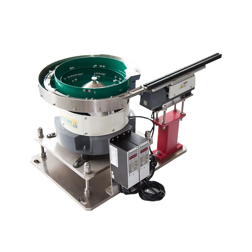 High Accuracy Durable Small Vibratory bowl caps feeder linear nut feeder