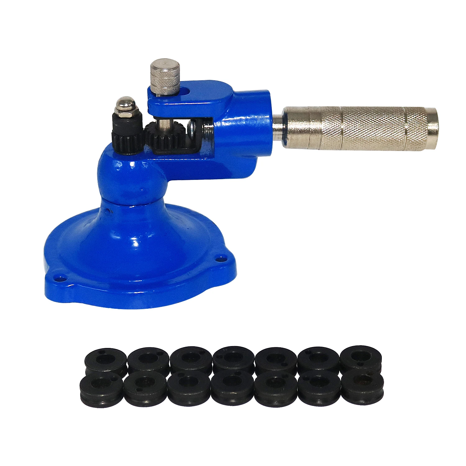 Ring Stretcher with 14 Dies for Prong and Stone Set Rings Jewelry Making Repair Metal Forming Tool