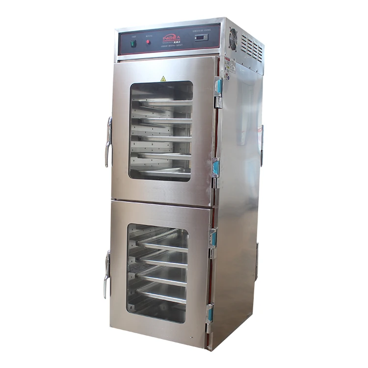 Vertical kfc fried chicken food display warmer showcase cabinet