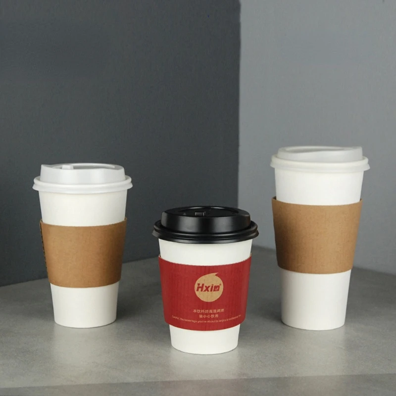 Paper Cups Take Away Disposable Coffee Cup Wholesale Factory Supply