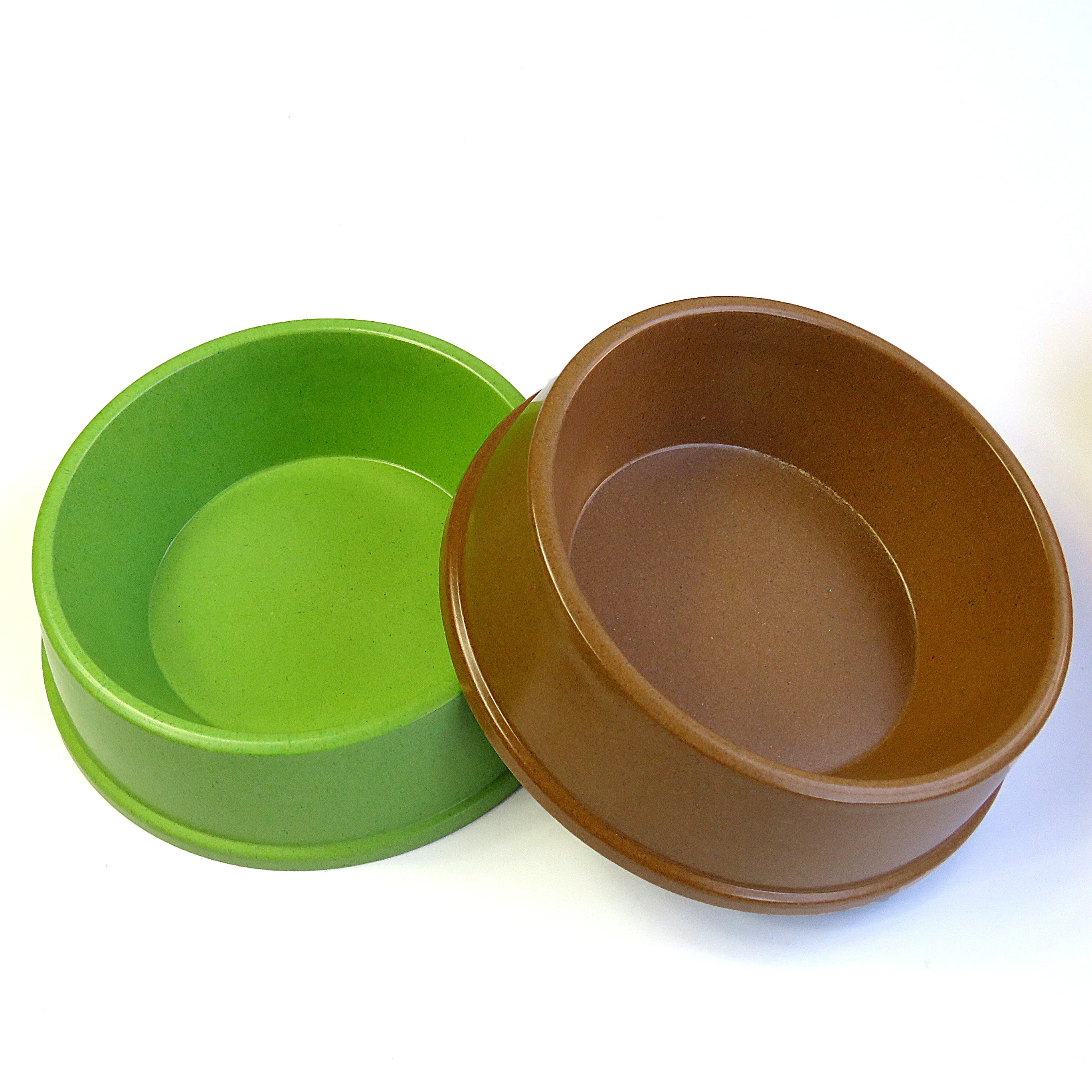 anti-rollover cats and dogs basin eco pet bowls feeders simple bamboo dog bowl modern pet ice water bowl
