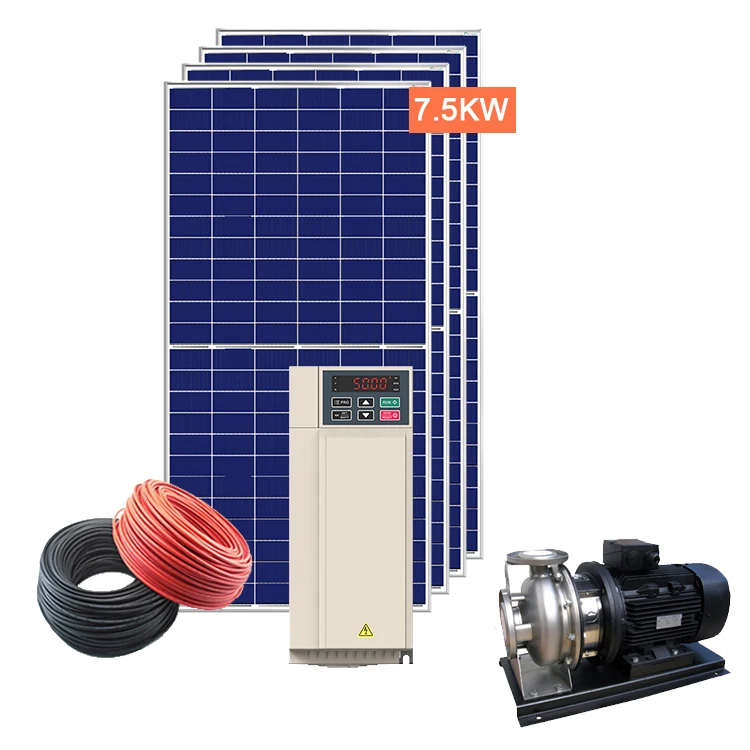 Solar water pumps system Irrigation submersible deep well pump for agriculture 10HP