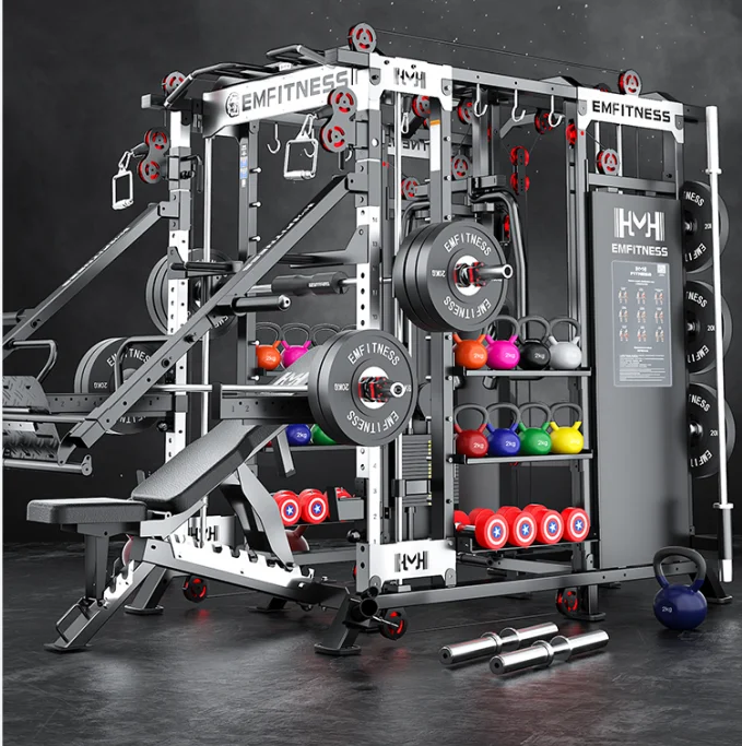 Hot sale  Multi Function Gym Equipment Exercise  Smith Machine for  commercial use