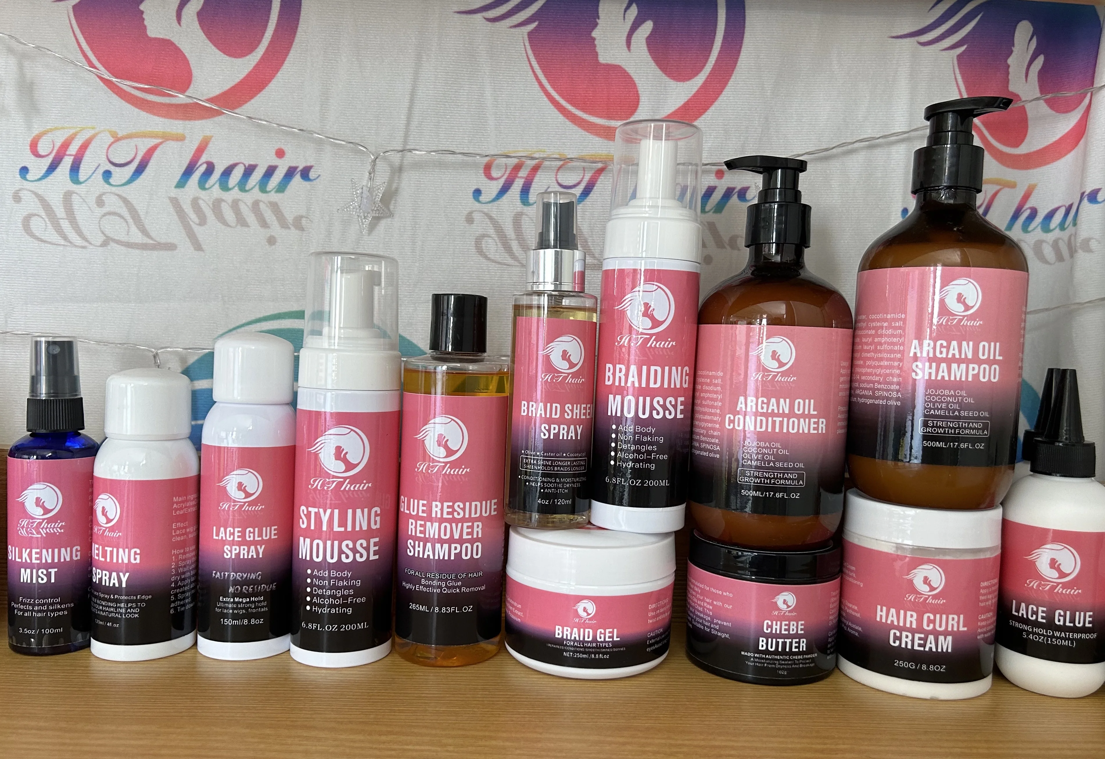 HTHAIR Wholesale Frizz Control Hair Products Foam Wrap Lotion Curl Hair Mousse Styling Foam For Waves