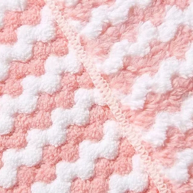 Fast shipping Towel Absorbent Kitchen Cleaning Cloth Non-stick Oil Dish Towel Rags Napkins Tableware Household Cleaning