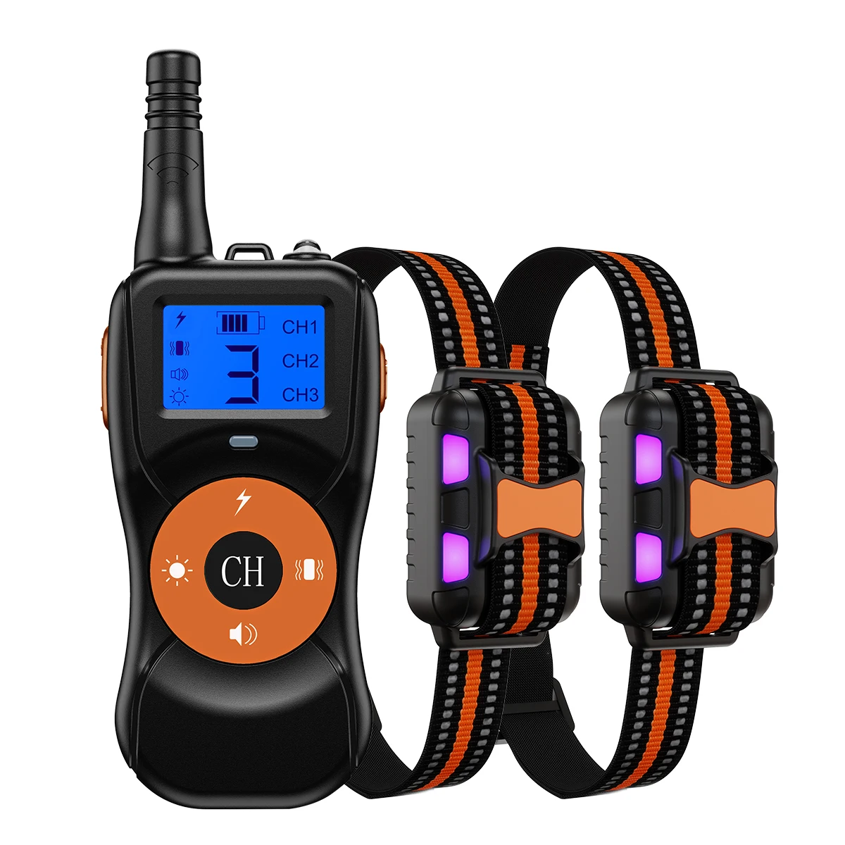 Bousnic Dog Training Collar 2 Dogs Upgraded 1000Ft Competitive Price Dog Collar Pvc