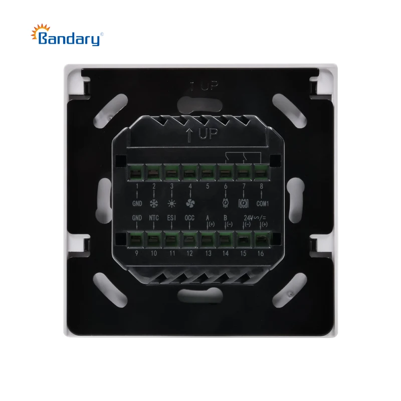 Smart Home Thermostat for Air Conditioner 2/4 pipe 3 -stage fan speed with Modbus Cooling and Heat Function