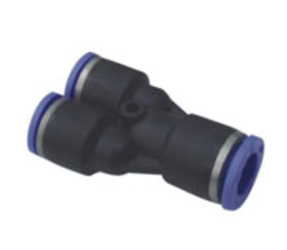 PY Series 8mm Size Connector Union Y Pneumatic Air Tube/Pipe Fittings