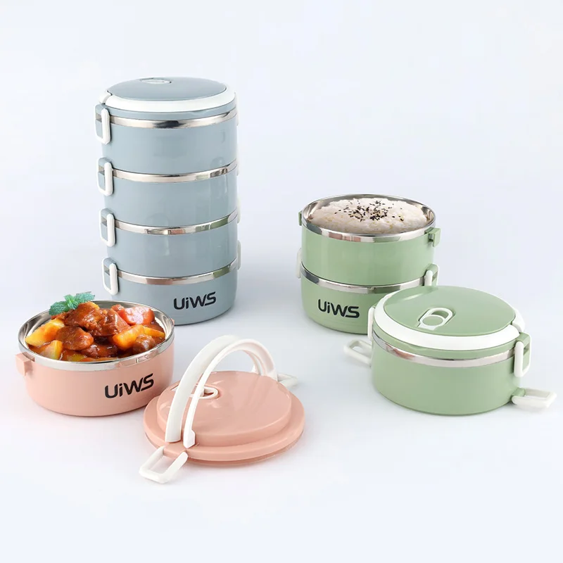 Food Container pp stainless steel thermal children school tiffin box kids bento lunch box