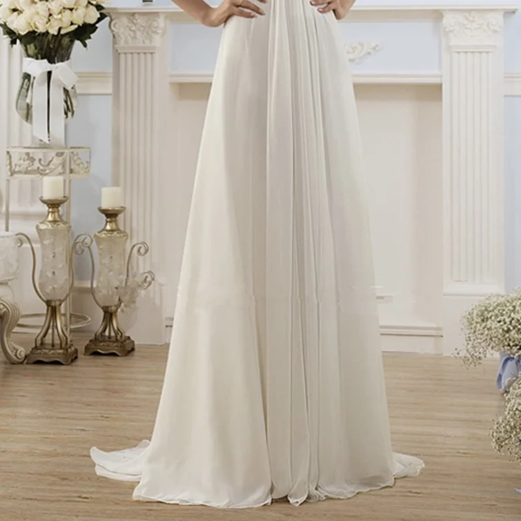 2023 New Arrival Sexy Backless Lace Patchwork Dress Gown Long Skirt Sleeveless Beach Wedding Dresses for Women Vestido De Noiva