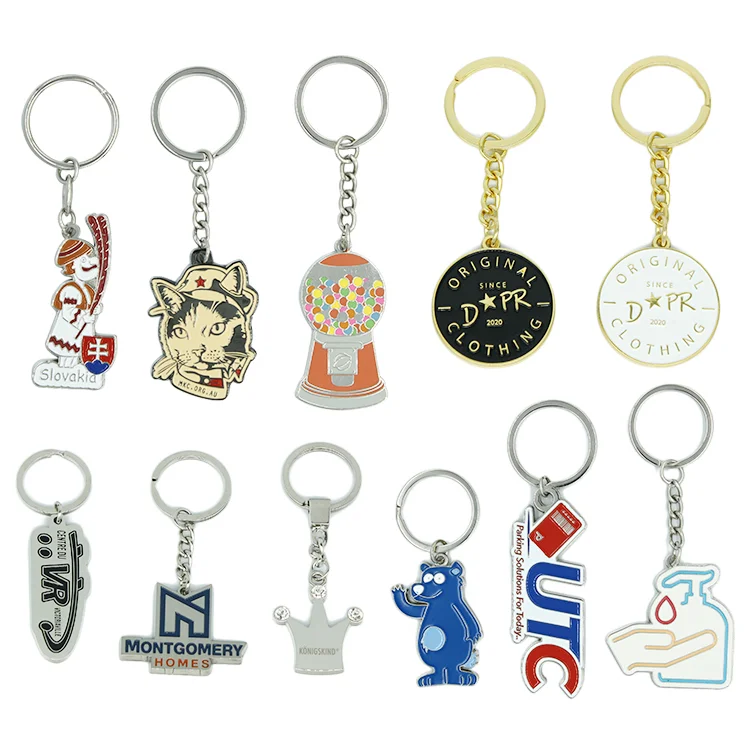 Брелок для ключей из мягкого твердого металла