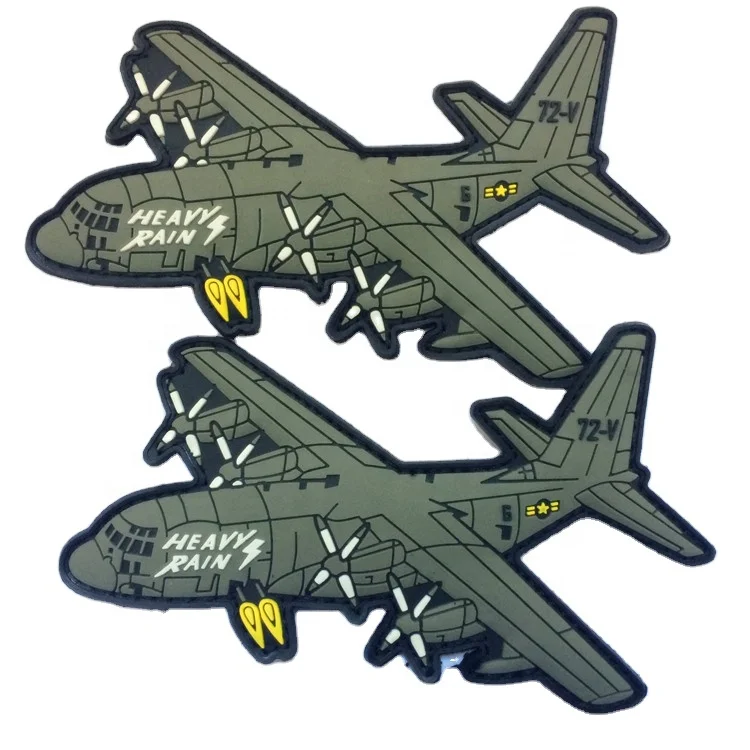 Factory Soft PVC Rubber Tactical Patch 3D Embossed Logo Moral Patch