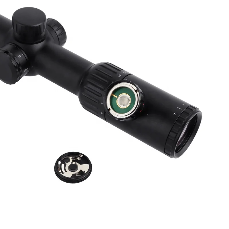 Focuhunter Shockproof Tactical Scope IP67 Waterproof 4-16X44 SFP Glass Etched Red Green Rangefinder Illumination Hunting Scope
