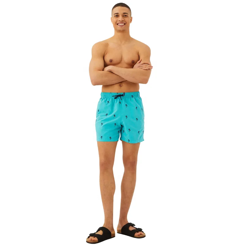 Men Drawstrings Swim Shorts Beach Board Shorts Custom Printing Logo Quick Dry Unisex Shorts