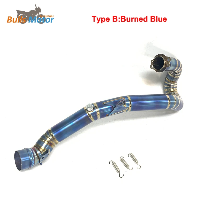Teentop Titanium Exhaust Pipe FE501 FE450 offroad Exhaust System Header Collector Front Pipe fitting stock Muffler Escape