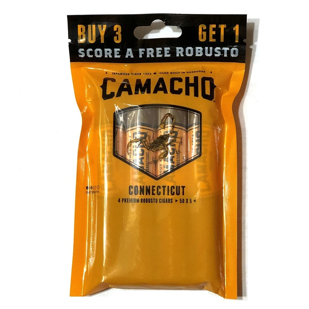 Custom Printed Resealable Aluminum Foil  Wraps Smoking Cigar Bag Pouch With Zipper