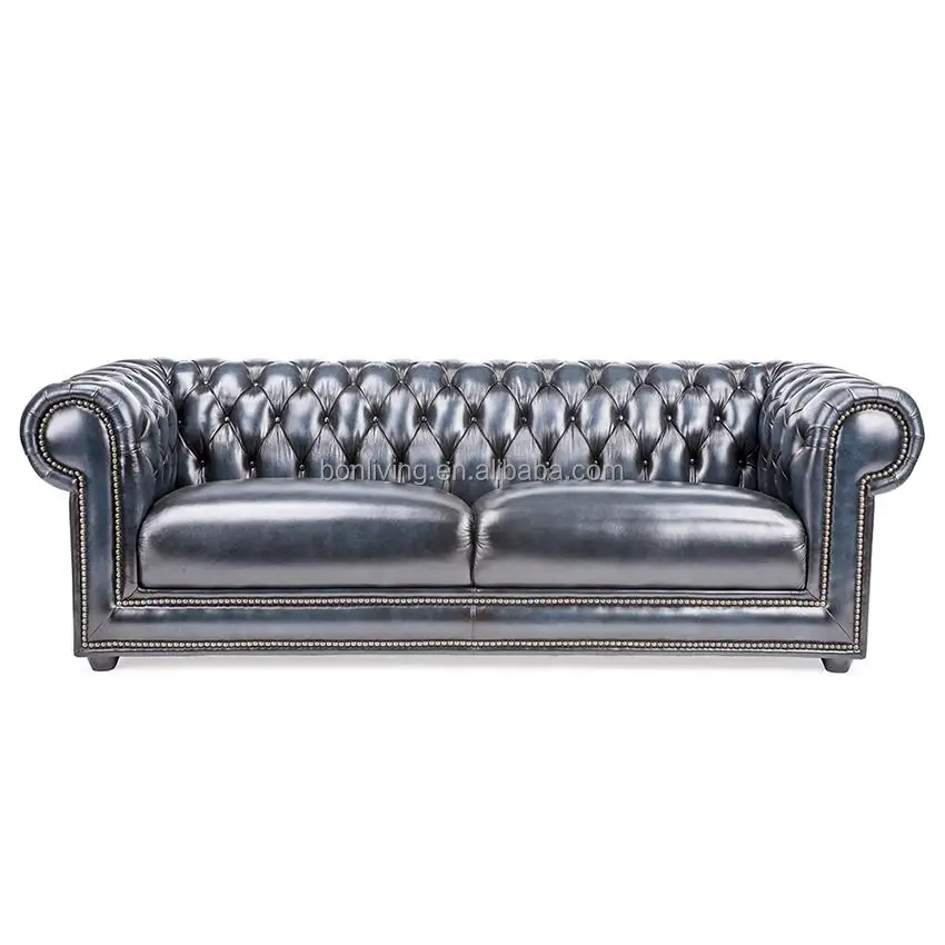 Luxury  Leather Corner Sofa I Shape Sectional Couch Sofa Furniture Living Room Recliner Sofa Set Furniture