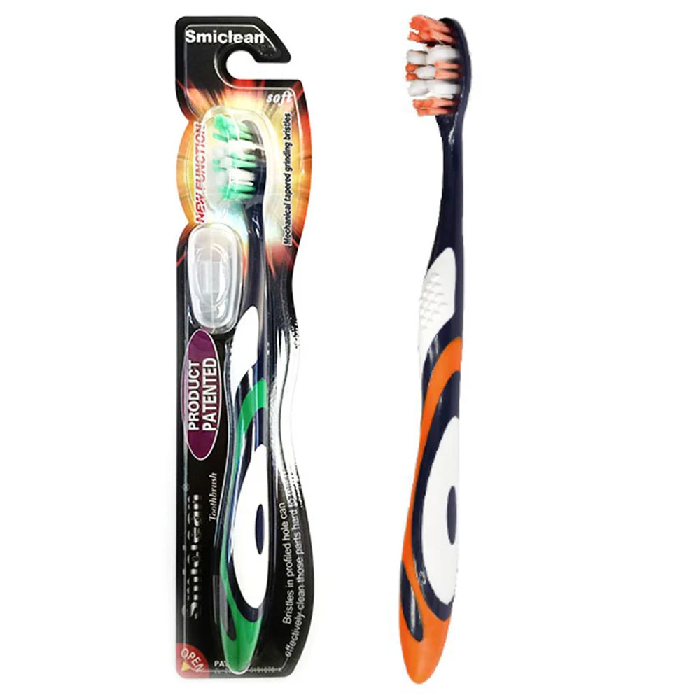New design High quality massage gum antibacterial bristle gum adult hard toothbrush