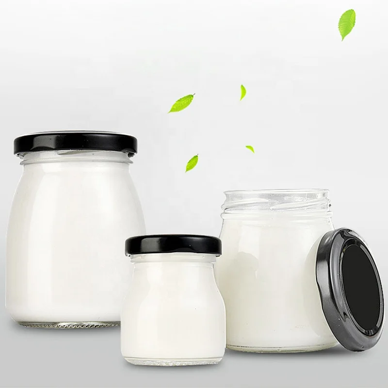Ru Star Clear Round 100ml 200ml Glass Storage Jar For Caviar Herb Mousse Peanut Pepper Sauce Coffee Bean