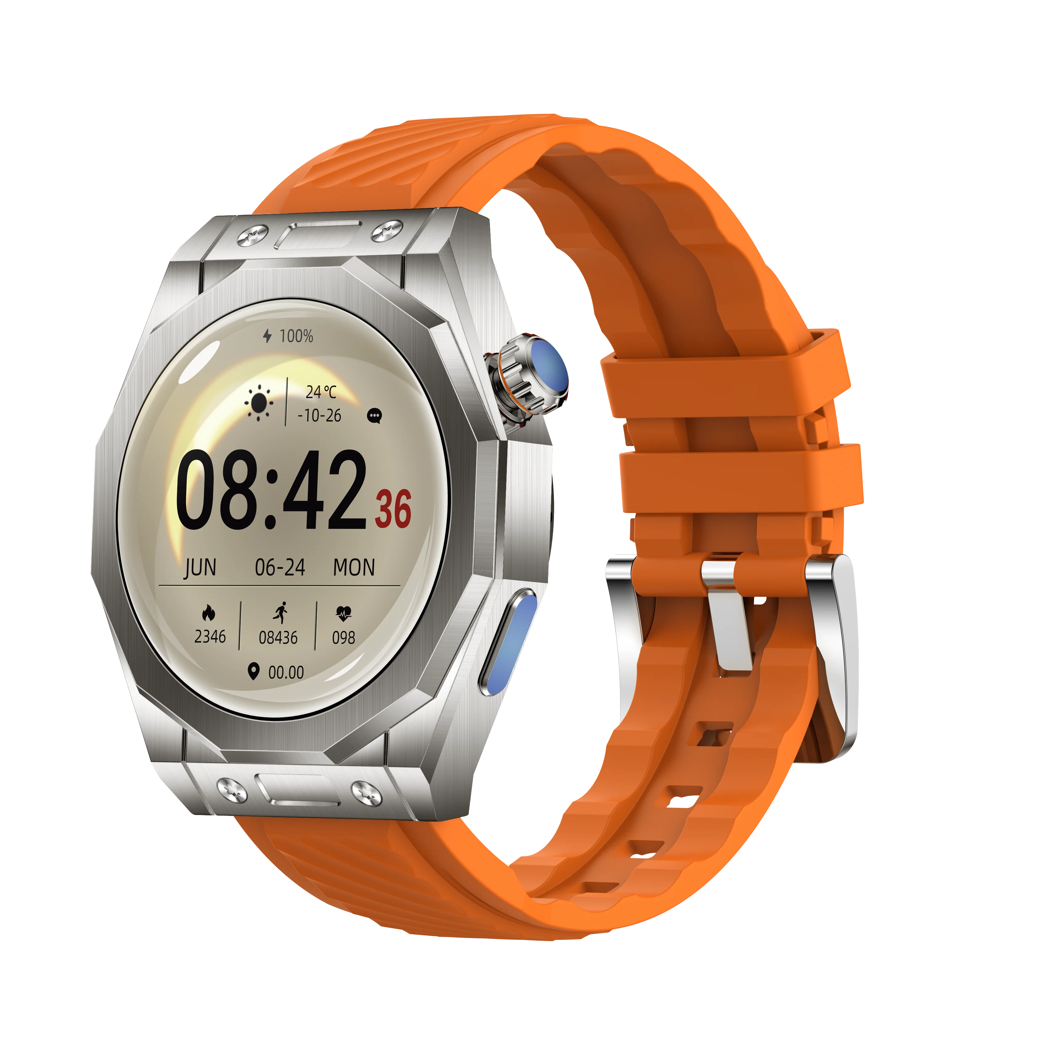 Смарт-часы z83 max круглые, 1,52 дюймов, с 3 ремешками