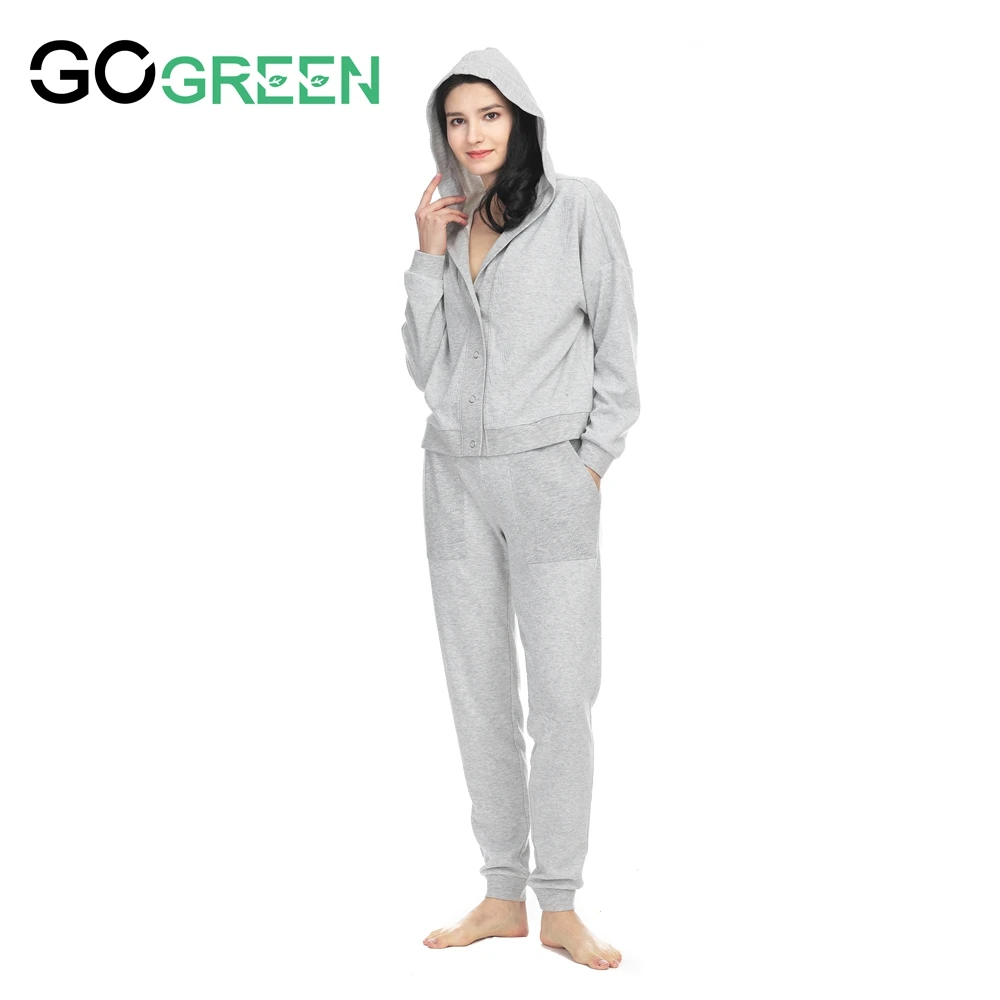 Custom Logo Smooth Elastane Homefitness Women Night Wear