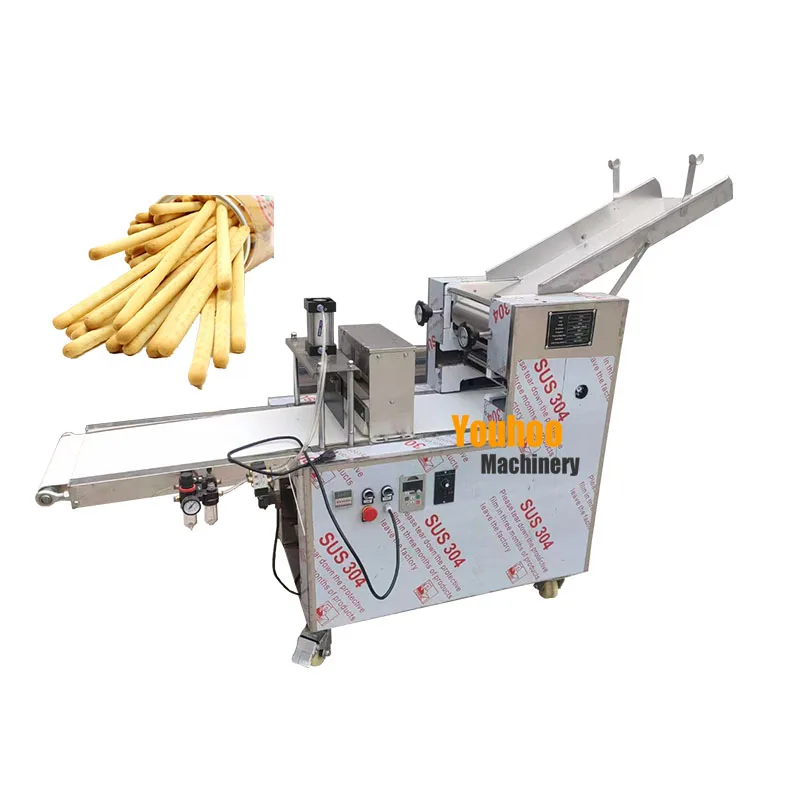small production line twist bread stick making machine long bread stick grissini automatic machine