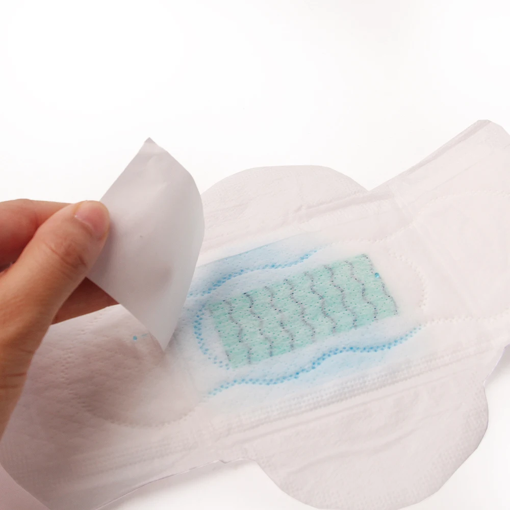 Factory Wholesale Breathable Cotton Sanitary Napkin Ultra Absorbent Overnight Pads with Wings