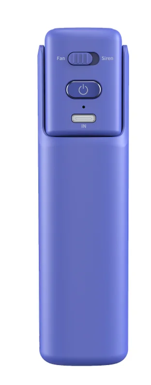 New folding rechargeable mini fan 4-in-1 air cooling fan portable power bank 1200mAh USB-C Input and Output