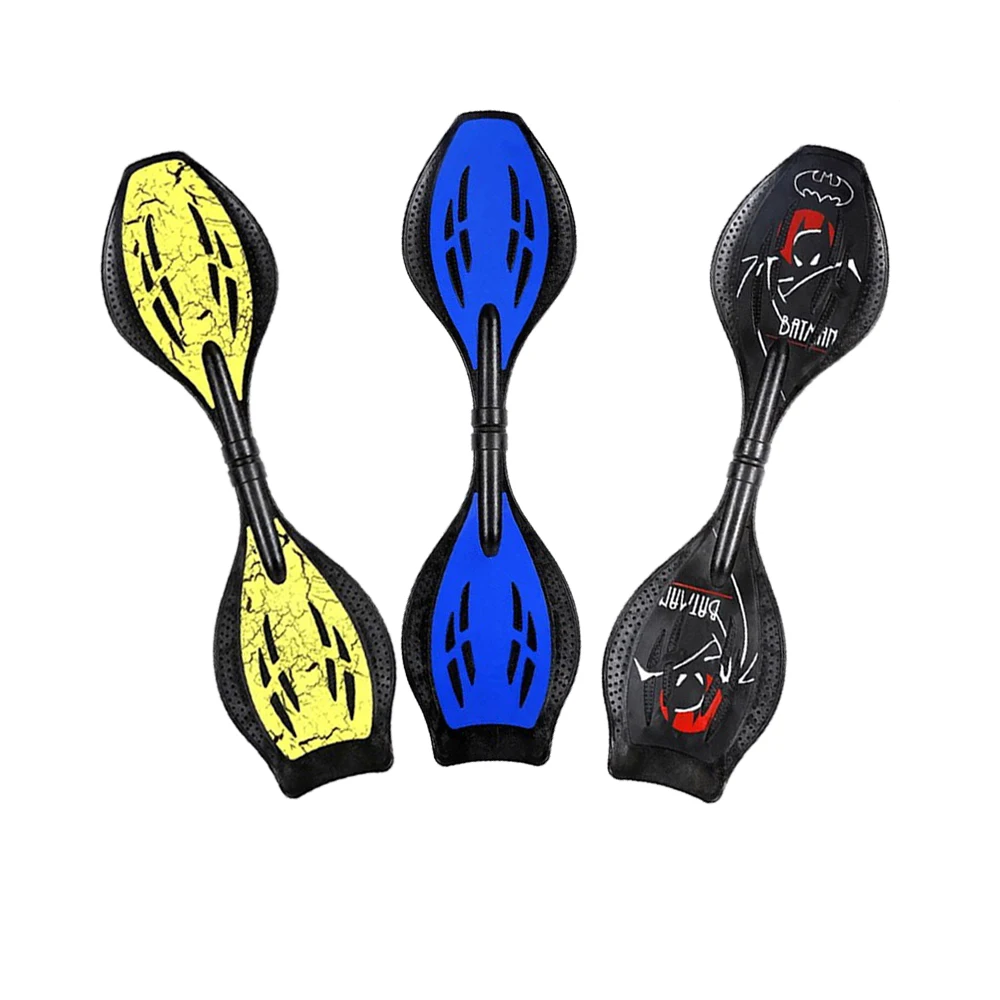 Two wheel design street surfing skateboard